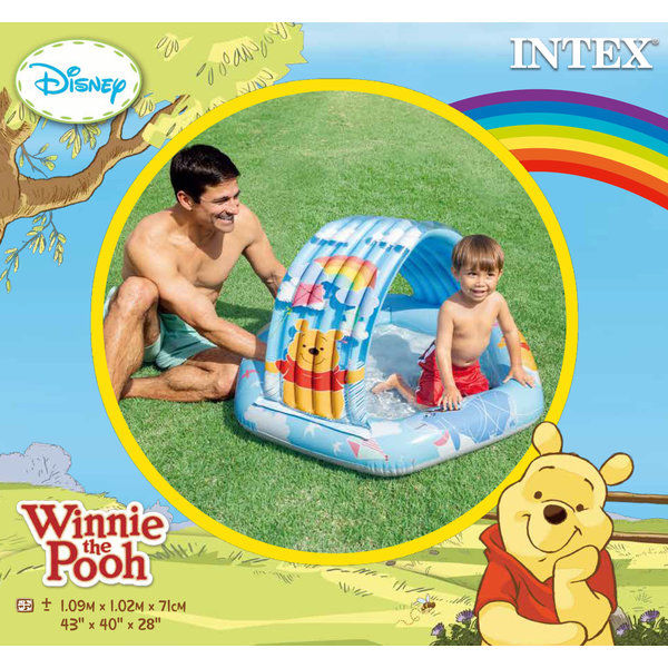 Bazin gonglabil "Winnie Pooh" 41 l, 109x102x71 cm Intex (9316)