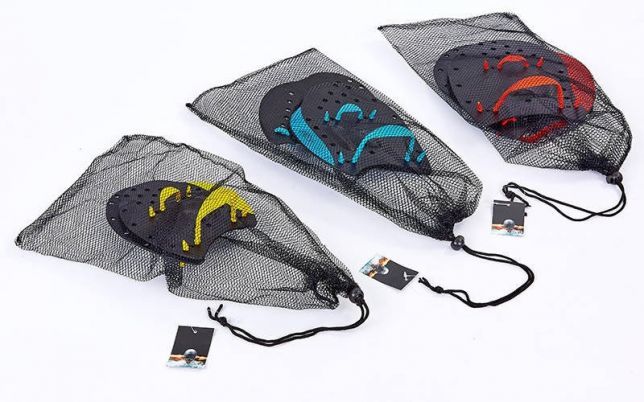 Лопатки для плавания SPDO PL7033 (plastic, cauciuc, mar M 18*12cm) (2789)