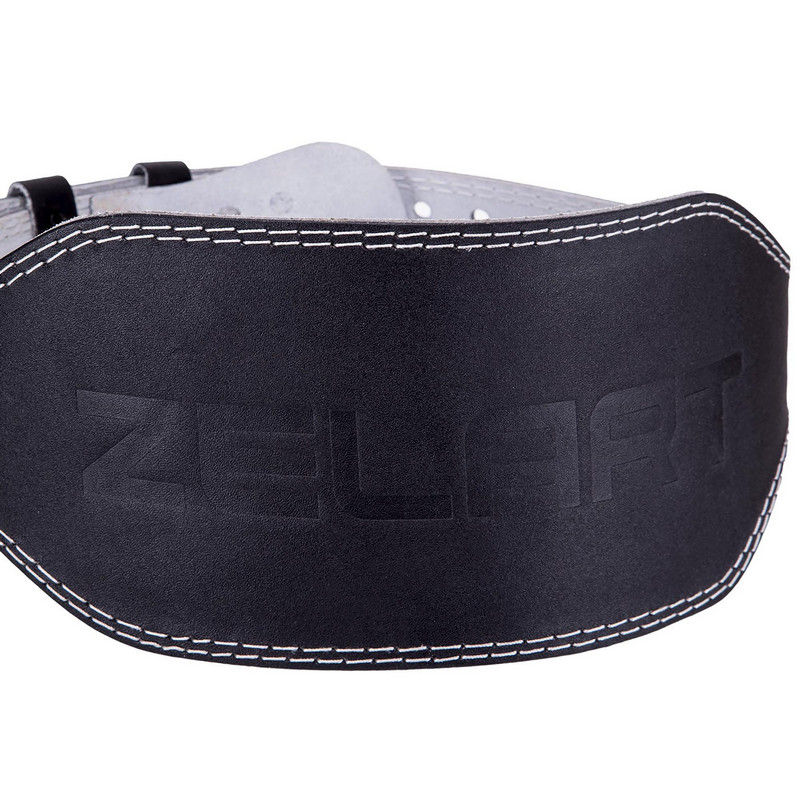 Пояс атлетический кожаный L, h=15 см SB-165053 (8815)