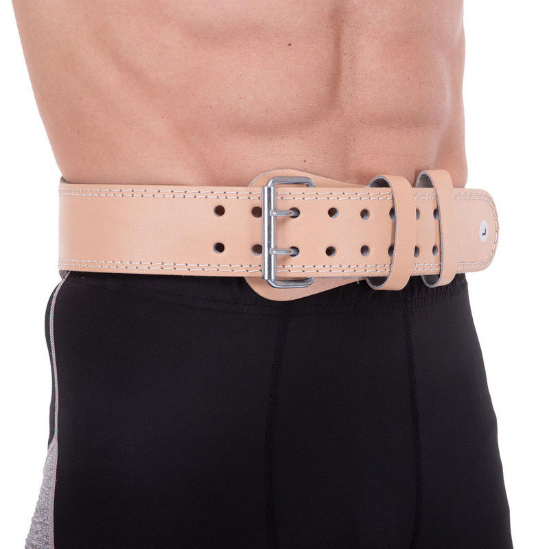 Пояс атлетический кожаный XXL, h=15 см SB-165101 (8817)