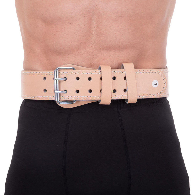 Пояс атлетический кожаный XXL, h=15 см SB-165101 (8817)