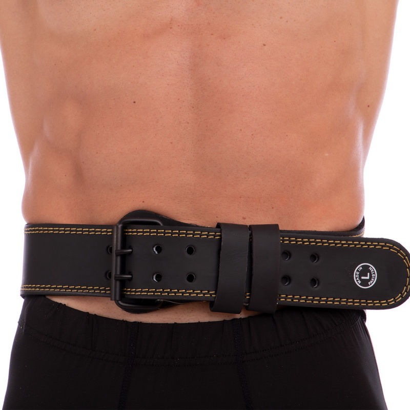 Пояс атлетический кожаный XXL, l=125 см VL-6628 (9927)