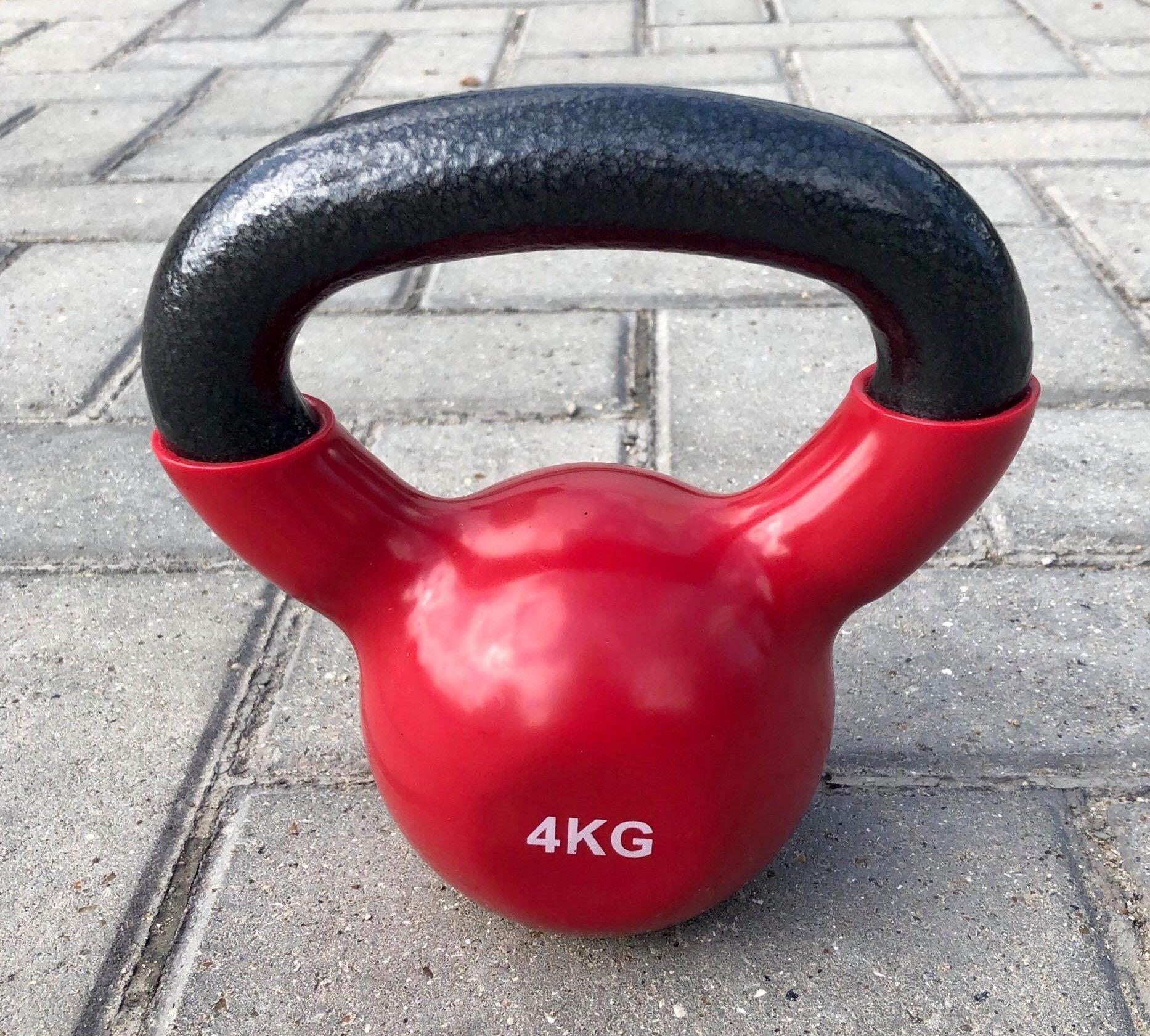 Гиря 4 кг Vinyl coated + Iron  (3822)