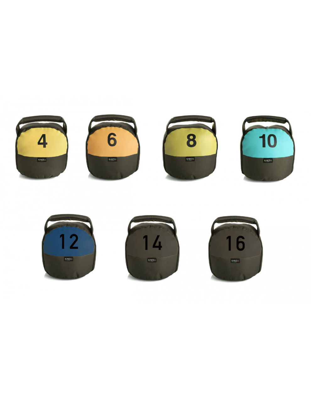 Gantera moale 10 kg (25х28 cm) K-Well KW7210K (7548)