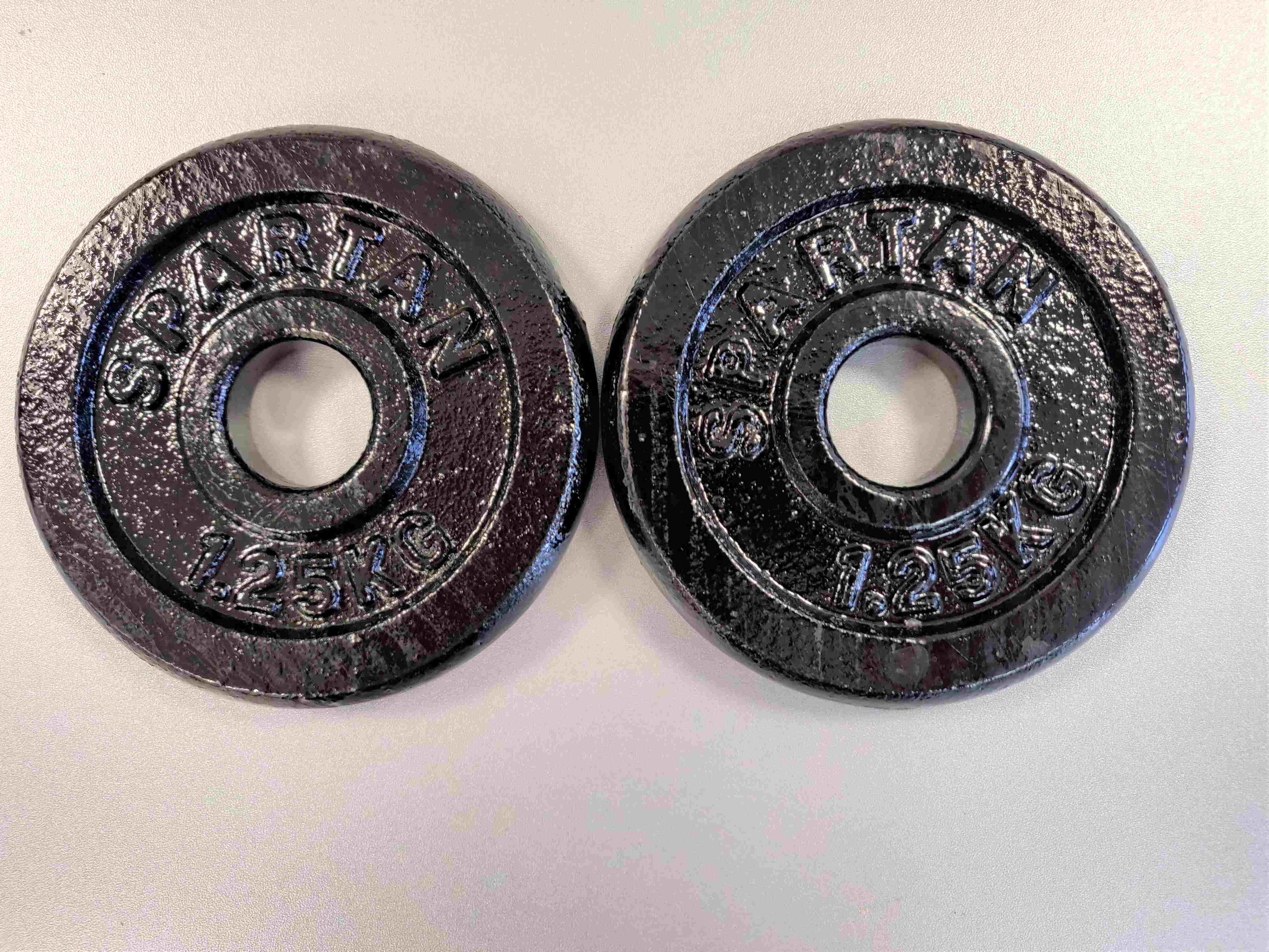 Set disc metal 2x1.25 kg, d=30 mm Spartan 1224 (3687)