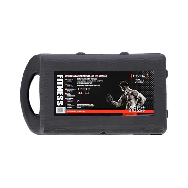 Set gantere si bare 2х10 kg HMS SKC20 17-59-116 (7441)