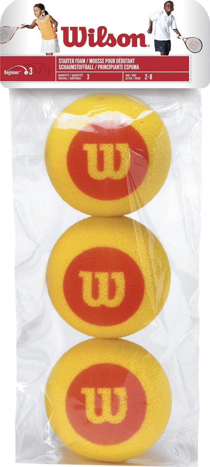 Minge tenis mare (3 buc.) Wilson Starter Foam TBball WRZ258900 (5249)