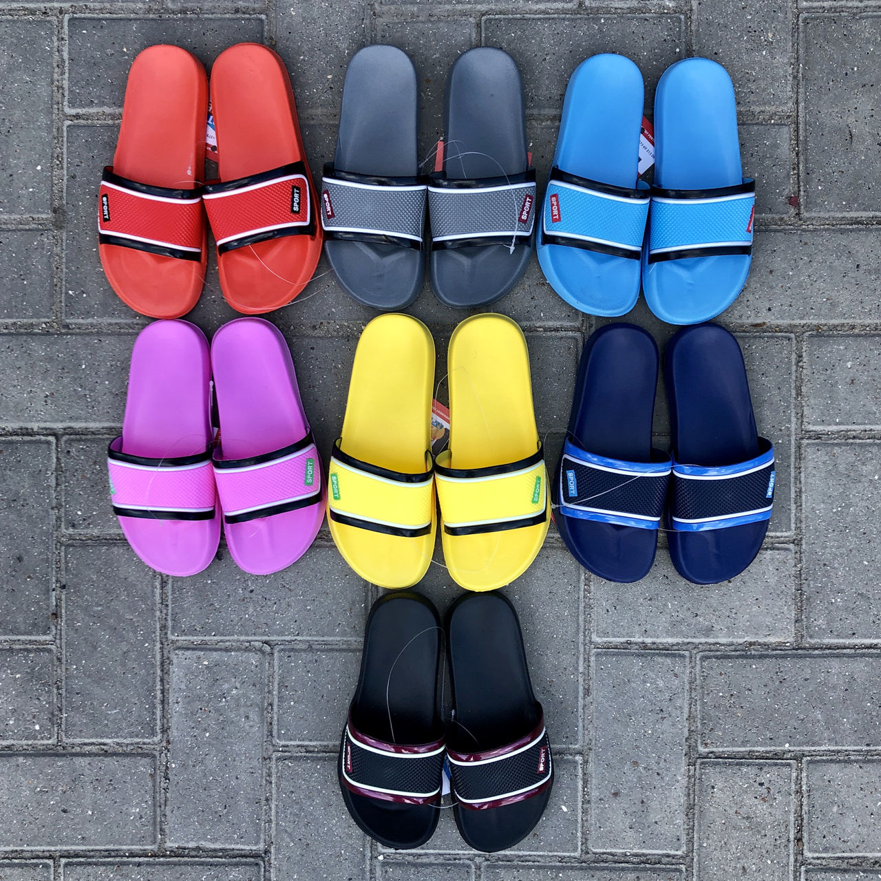 Шлепки унисекс Sport р.40 (6129)