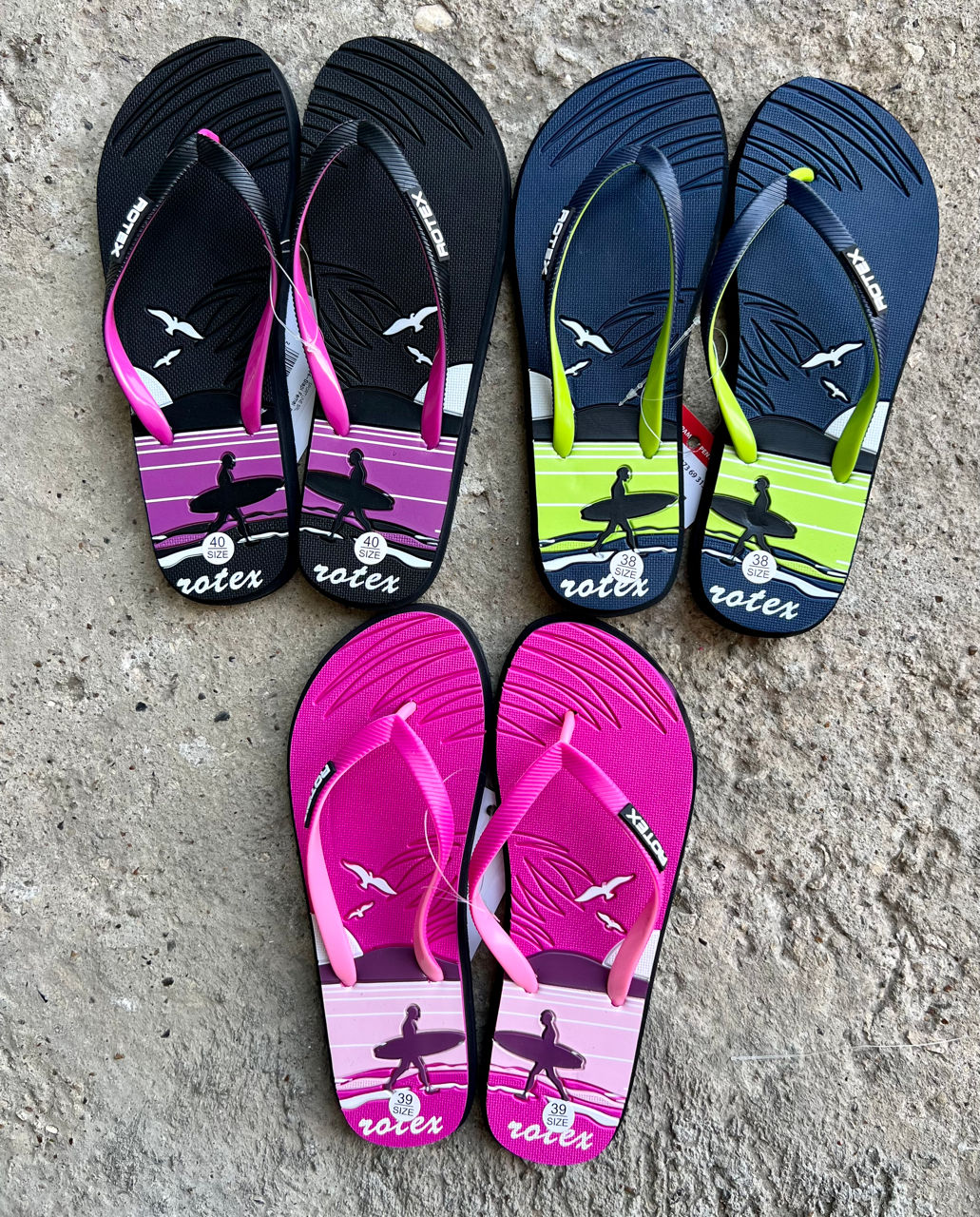 Шлепки-вьетнамки женские р.37 (3601)