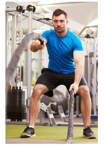 Канат crossfit 7 м, d=30 мм Dittmann grey (3739)