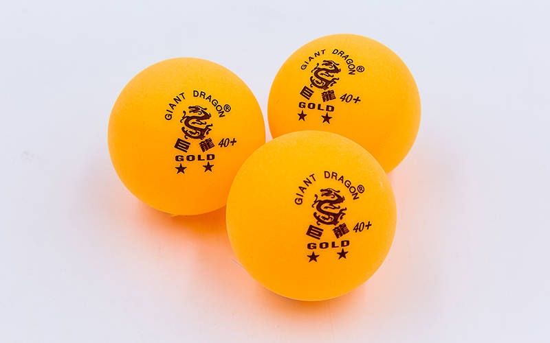 Мяч для настольного тенниса GIANT DRAGON GOLD 40+2** (588)