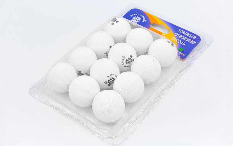 Мяч для настольного тенниса GIANT DRAGON white (584)