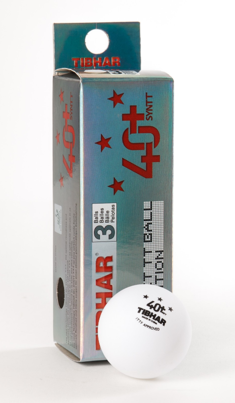 Мяч для настольного тенниса ITTF aproved Tibhar 3*** 40+ SYNTT (938)