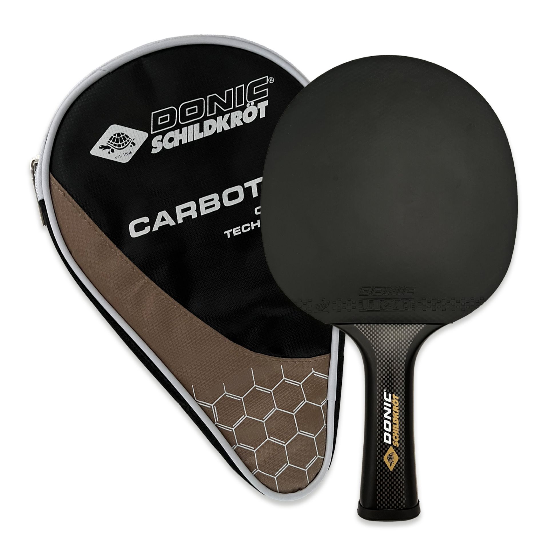 Paleta tenis de masa cu husa 2.3 mm, level 7000 Donic Schildkrot CarboTec 758221 (4682)