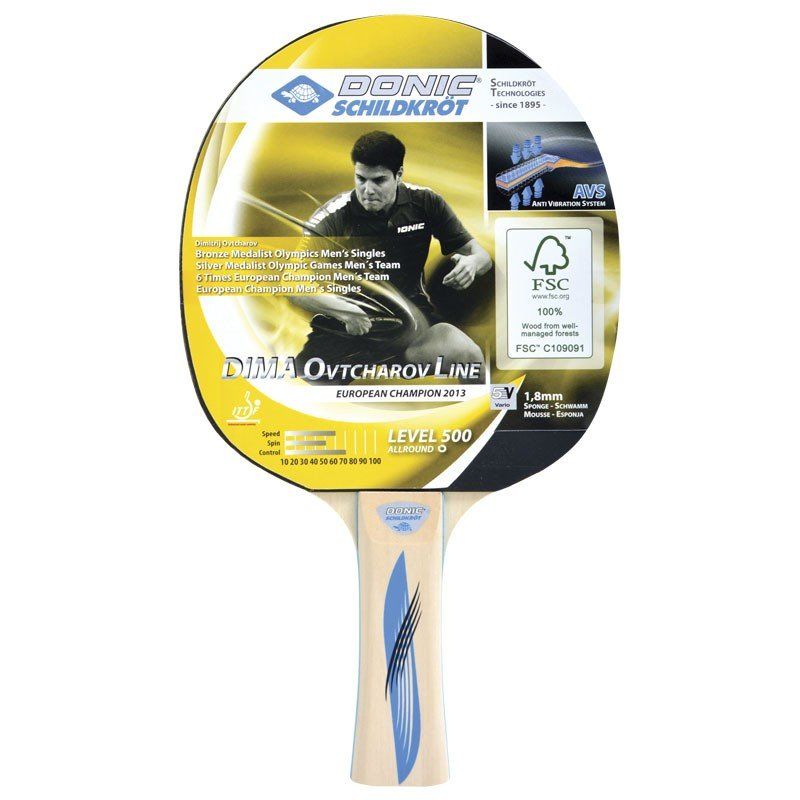 Ракетка для настольного тенниса Donic Legends 500 FSC 714405, 1.8 mm, FSC-wood (3195)