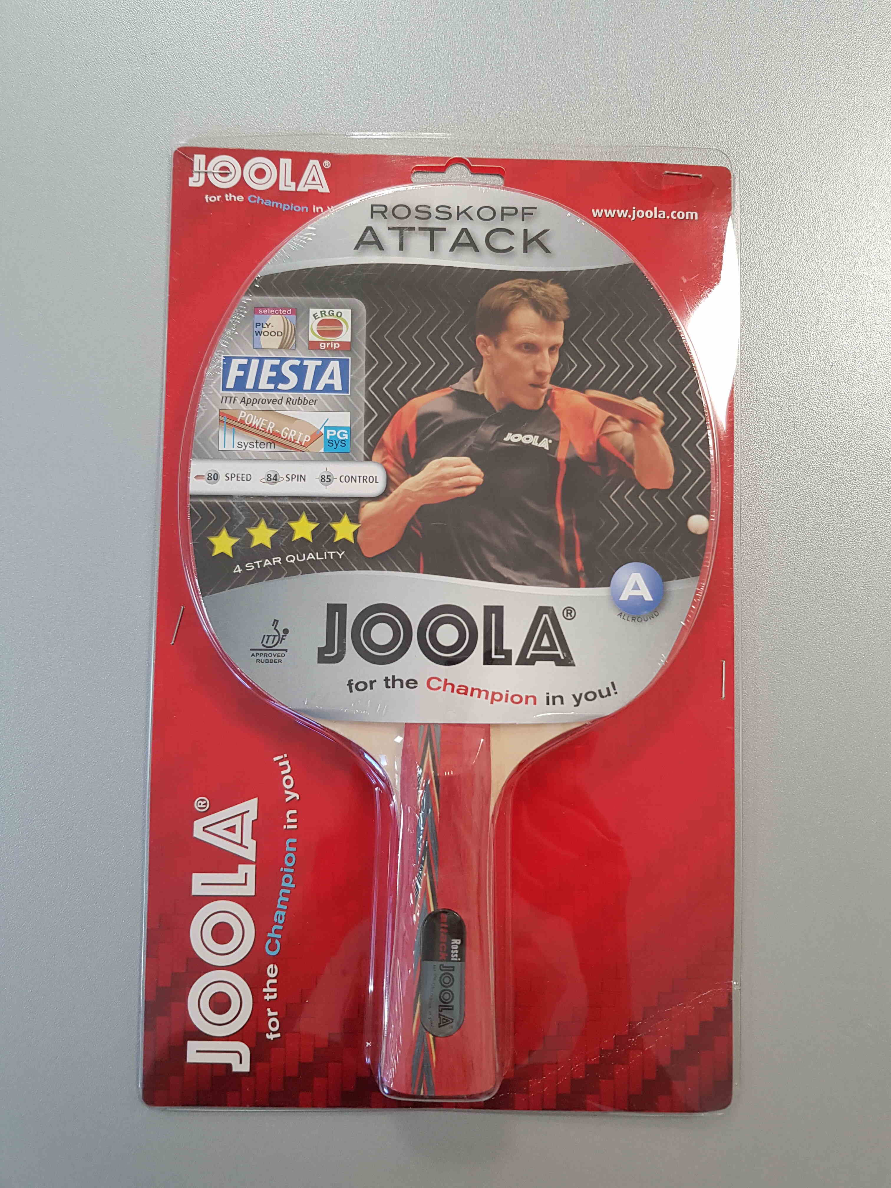 Ракетка для настольного тенниса Joola Rosskopf Attack 53133 1.5 mm (3619)