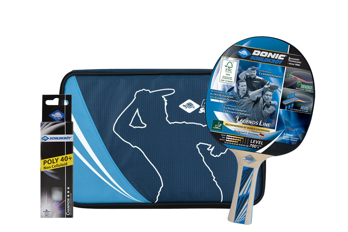 Ракетка для настольного тенниса Donic Legends 700 + чехол + мячики 788489 (9068)