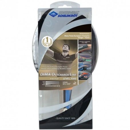 xx Paleta tenis de masa Donic Legends 3000 / 754400, 2.3 mm, carbonwood (3189)