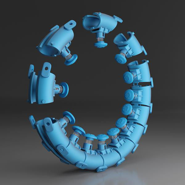 Обруч массажный / Хулахуп с утяжелителем (400 гр.) HMS HHW01 17-44-520 (7439)