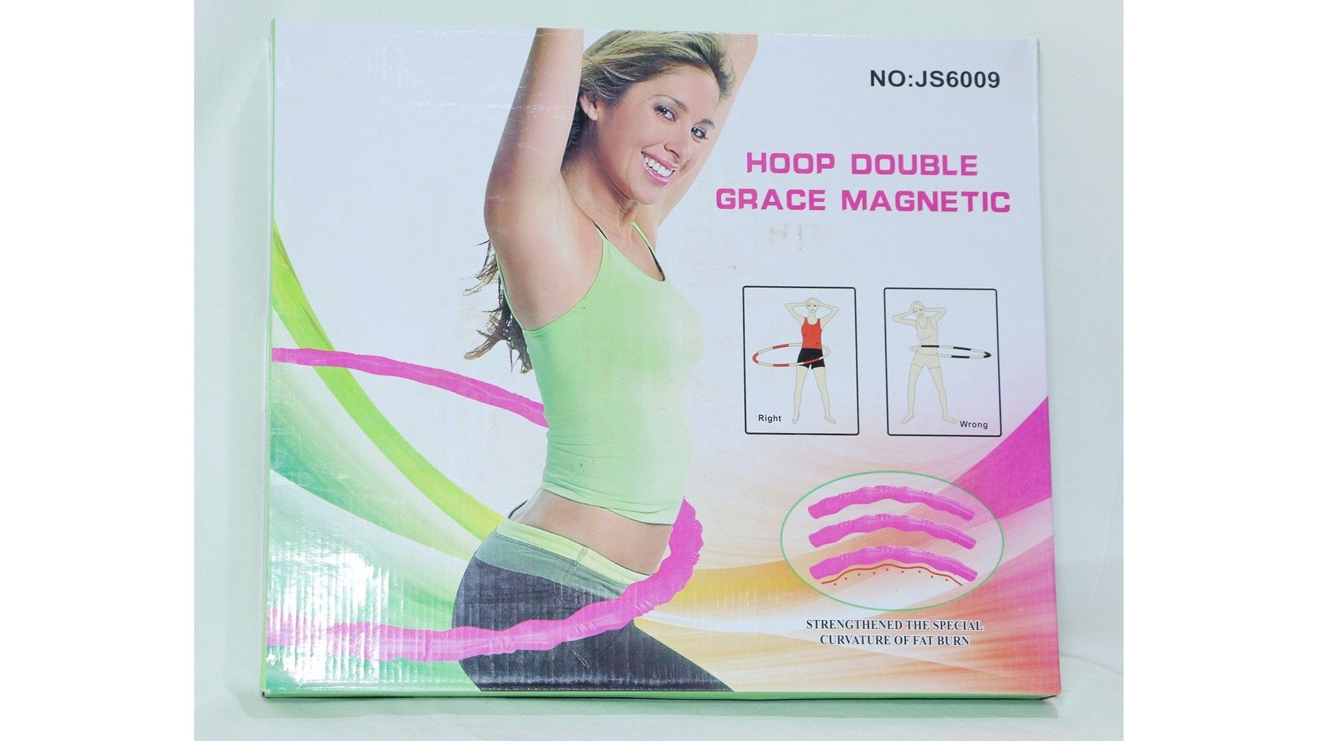 Обруч массажный / Хулахуп d=87 см, пластик JS6009 1311-1066 (4280)