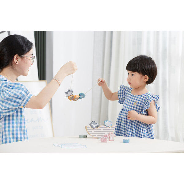 Joc educativ cu siret "Invatam despre echilibru cu animalele" (5128)