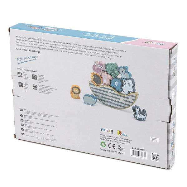 Joc educativ cu siret "Invatam despre echilibru cu animalele" (5128)