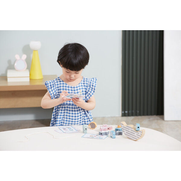 Joc educativ cu siret "Invatam despre echilibru cu animalele" (5128)