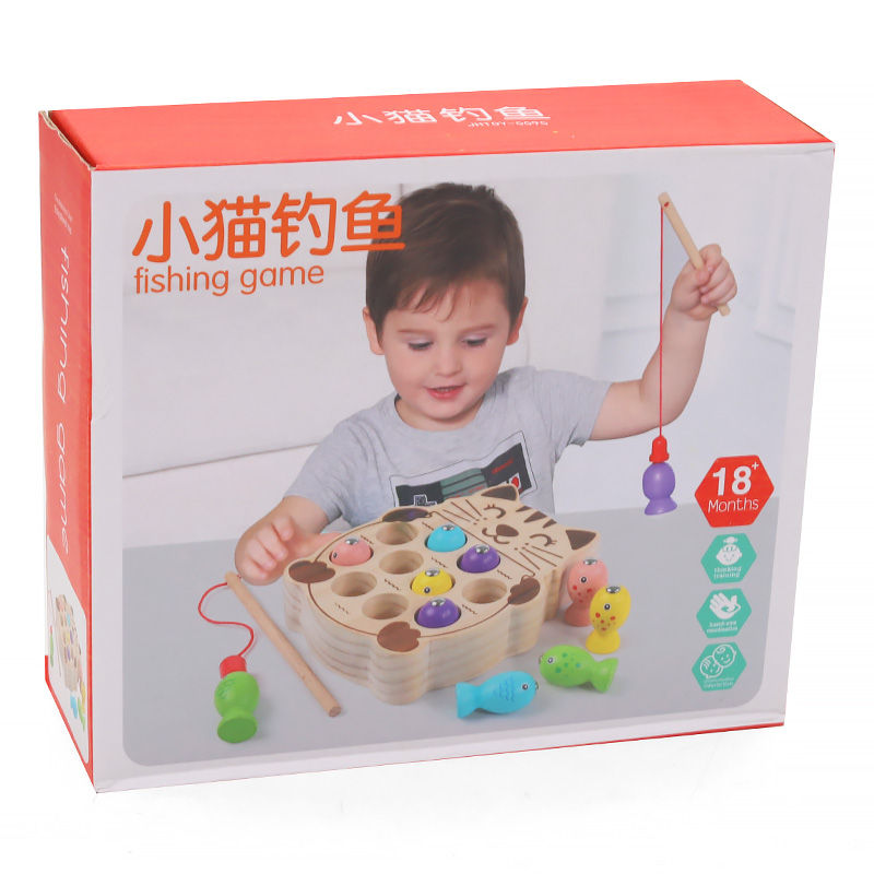 Joc magnetic de pescuit "Motanul cu pestisori" 141627 (7092)