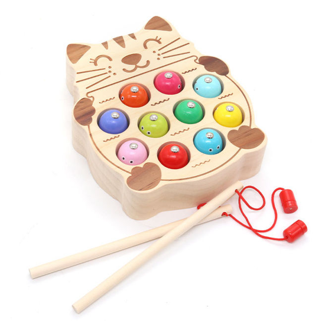 Joc magnetic de pescuit "Motanul cu pestisori" 141627 (9749)