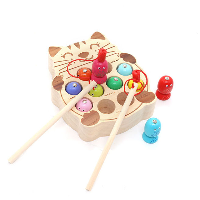 Joc magnetic de pescuit "Motanul cu pestisori" 141627 (9749)