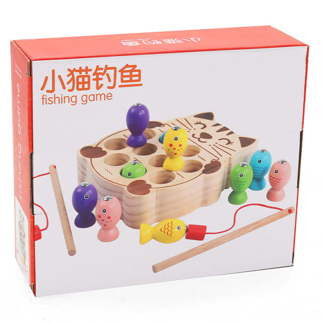 Joc magnetic de pescuit "Motanul cu pestisori" 141627 (9749)