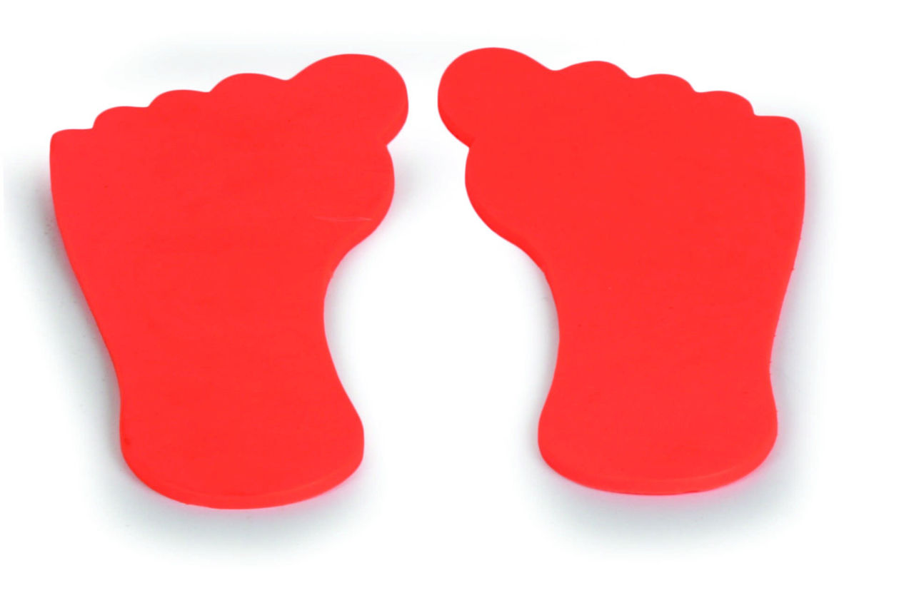 Наклейки в виде ног (2 шт.) Vixen Foot 6077 (7757)