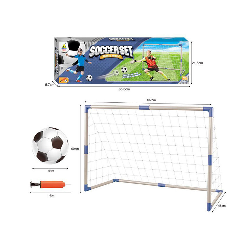 Ворота футбольные пластиковые детские 1.37х0.90х0.48 м 360227 (4553)