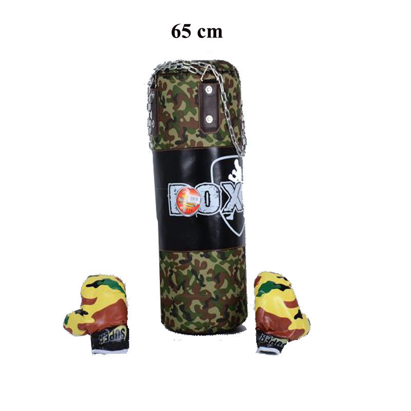 Набор боксерский детский на цепях (груша + перчатки) h=65 см, d=23 см 330709/691 (8636)