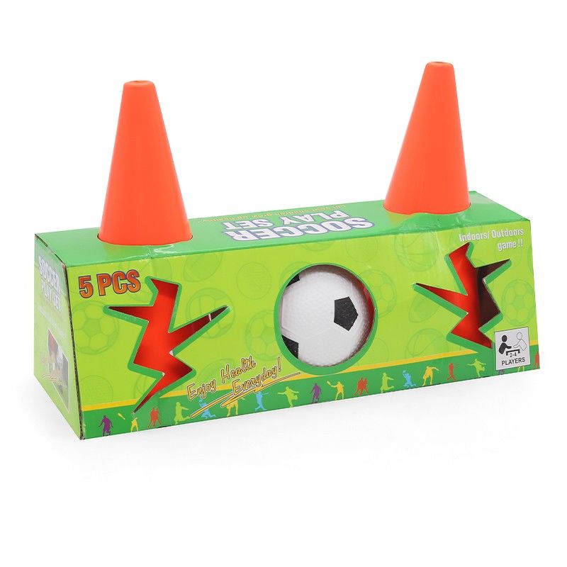 Set de fotbal pt copii (4 conuri, 1 minge) 28006 (4552)