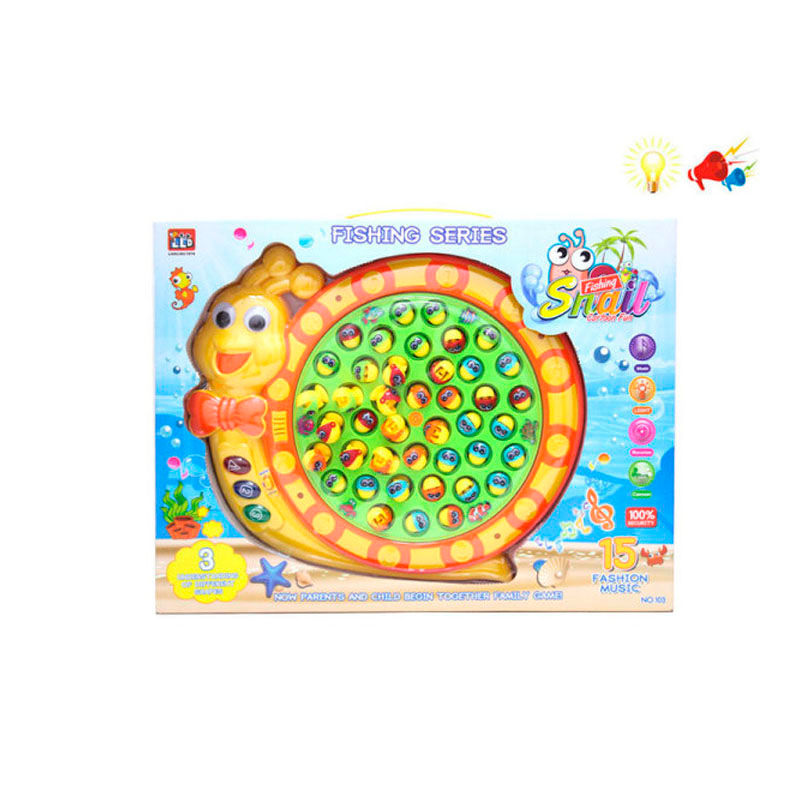 Рыбалка магнитная музыкальная "Улитка" 100847760 (7806)