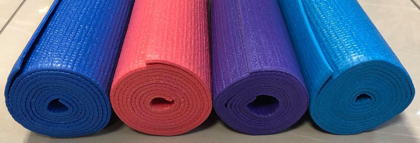 Коврик для фитнеса + чехол 173х61х0.4 см PVC 60013 (2619)