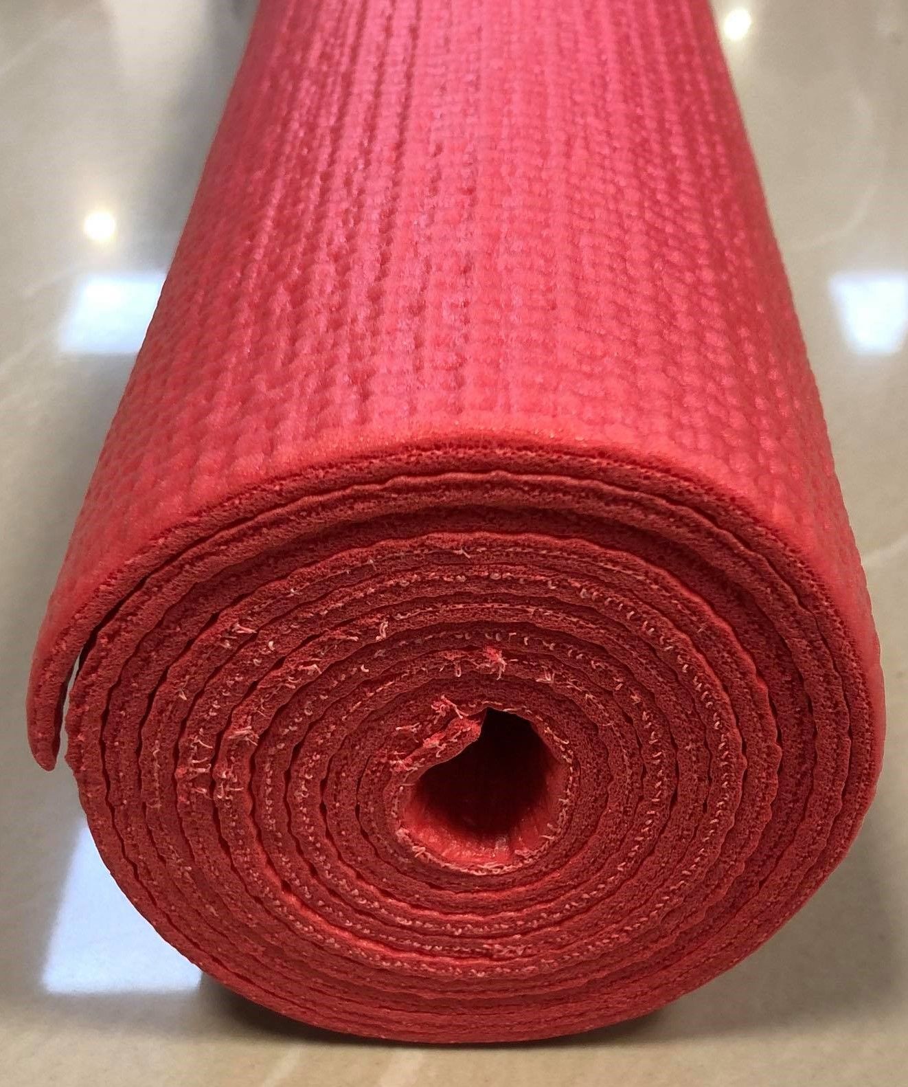 Коврик для фитнеса + чехол 173х61х0.4 см PVC 60013 (2619)