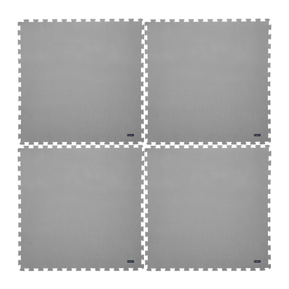 Saltea gimnastica puzzle (4 buc.) 200х200 сm Eva 80 inSPORTline 2386-3 grey (8608)