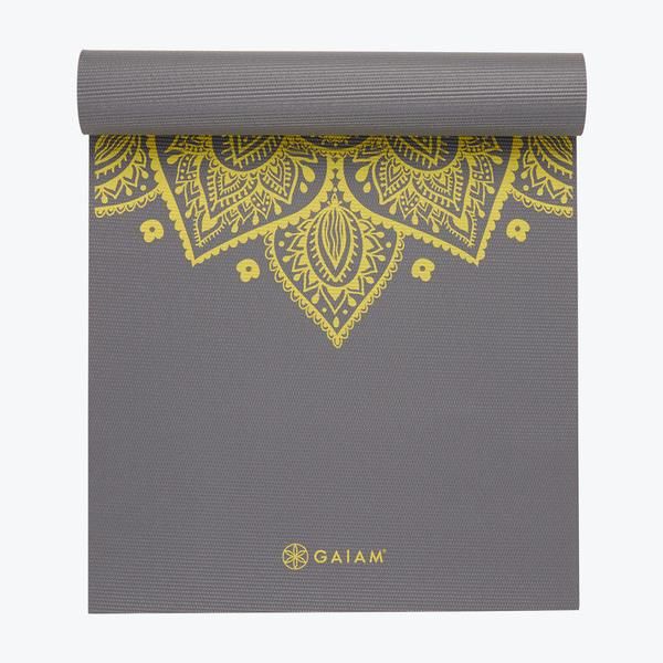 Saltea yoga 173x61x0.6 cm PVC Gaiam Citron Sundial 61333 (5808)