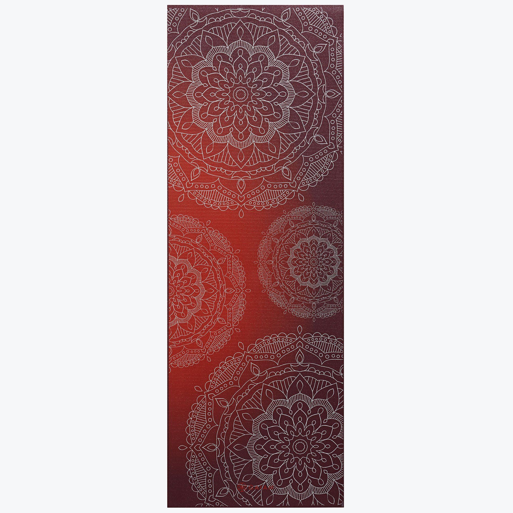 Коврик для йоги 173x61x0.6 см PVC Gaiam Metallic Sunset 63417 (5823)