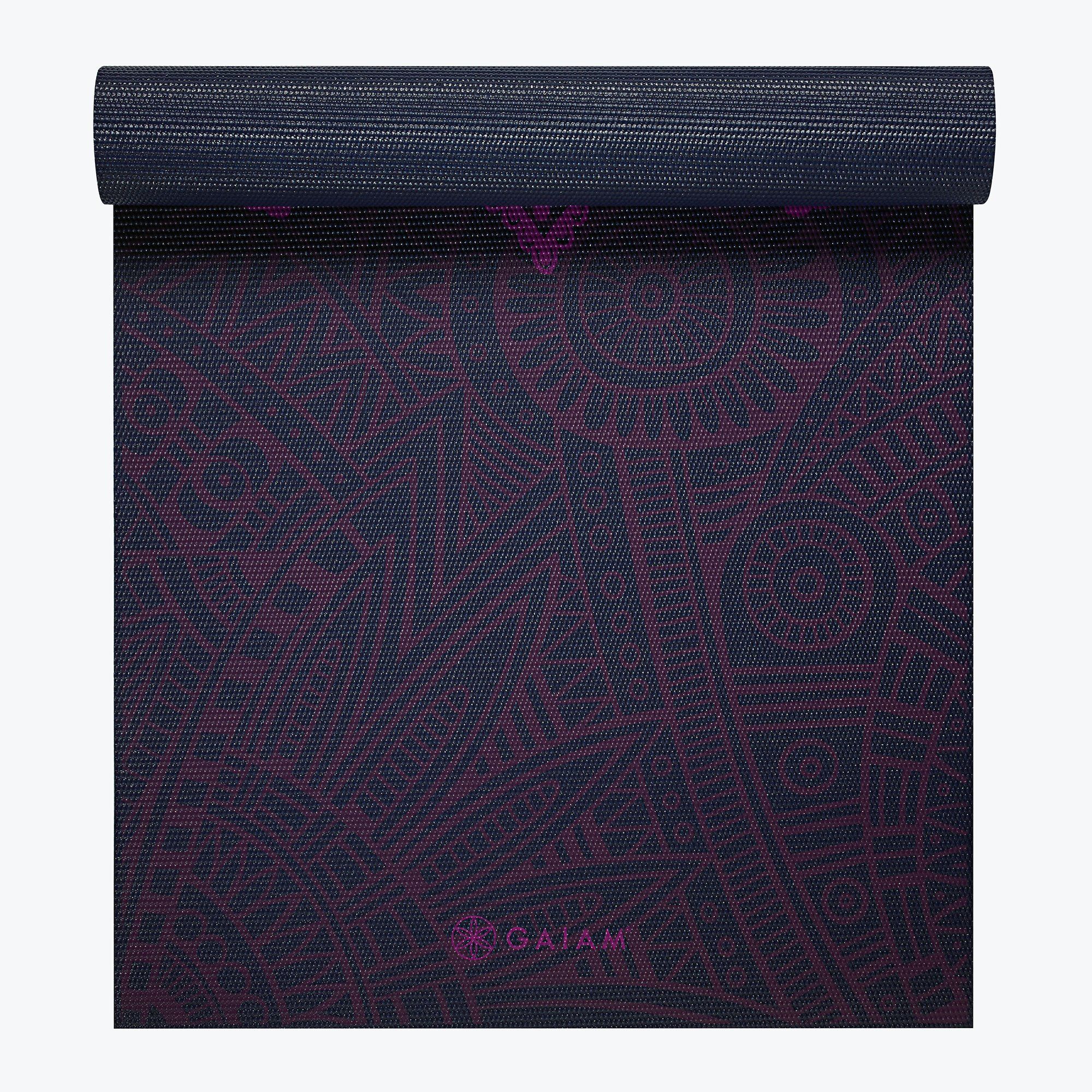 Saltea yoga 173x61x0.6 cm PVC Gaiam Plum Sundial 62572 (5817)