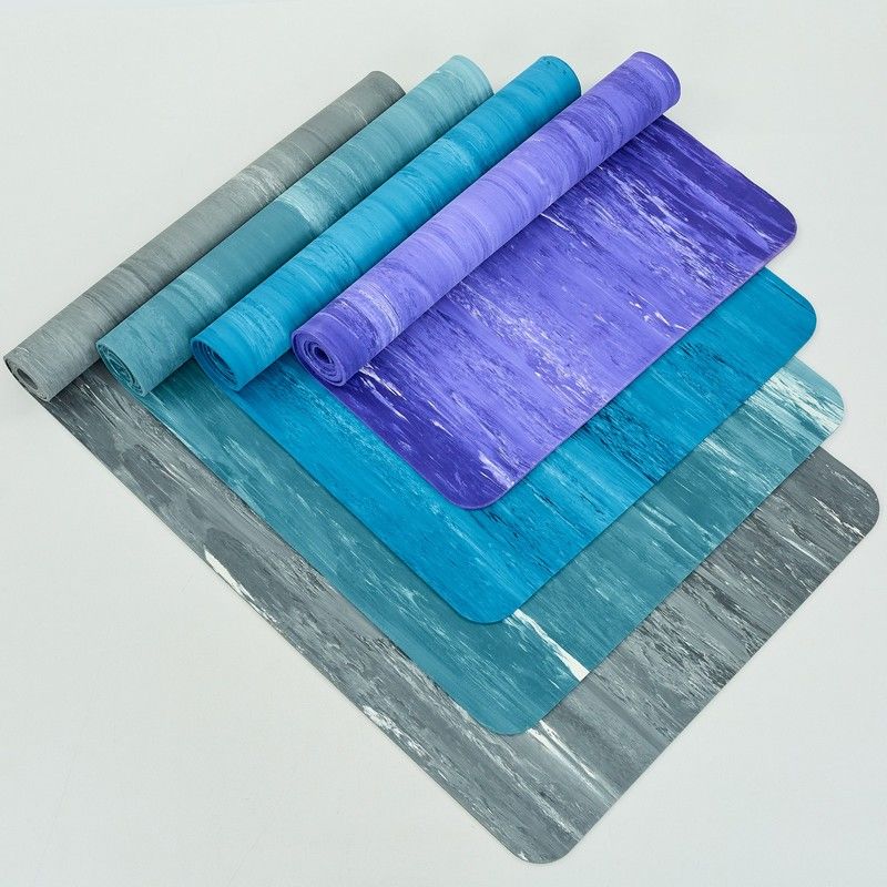 Коврик для йоги 183х68х0.4 см 0567 grey (3311)