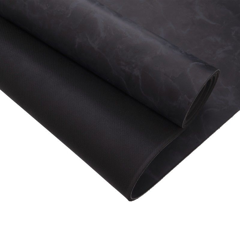 Коврик для йоги 183х68х0.5 см PU 0566 black (3310)