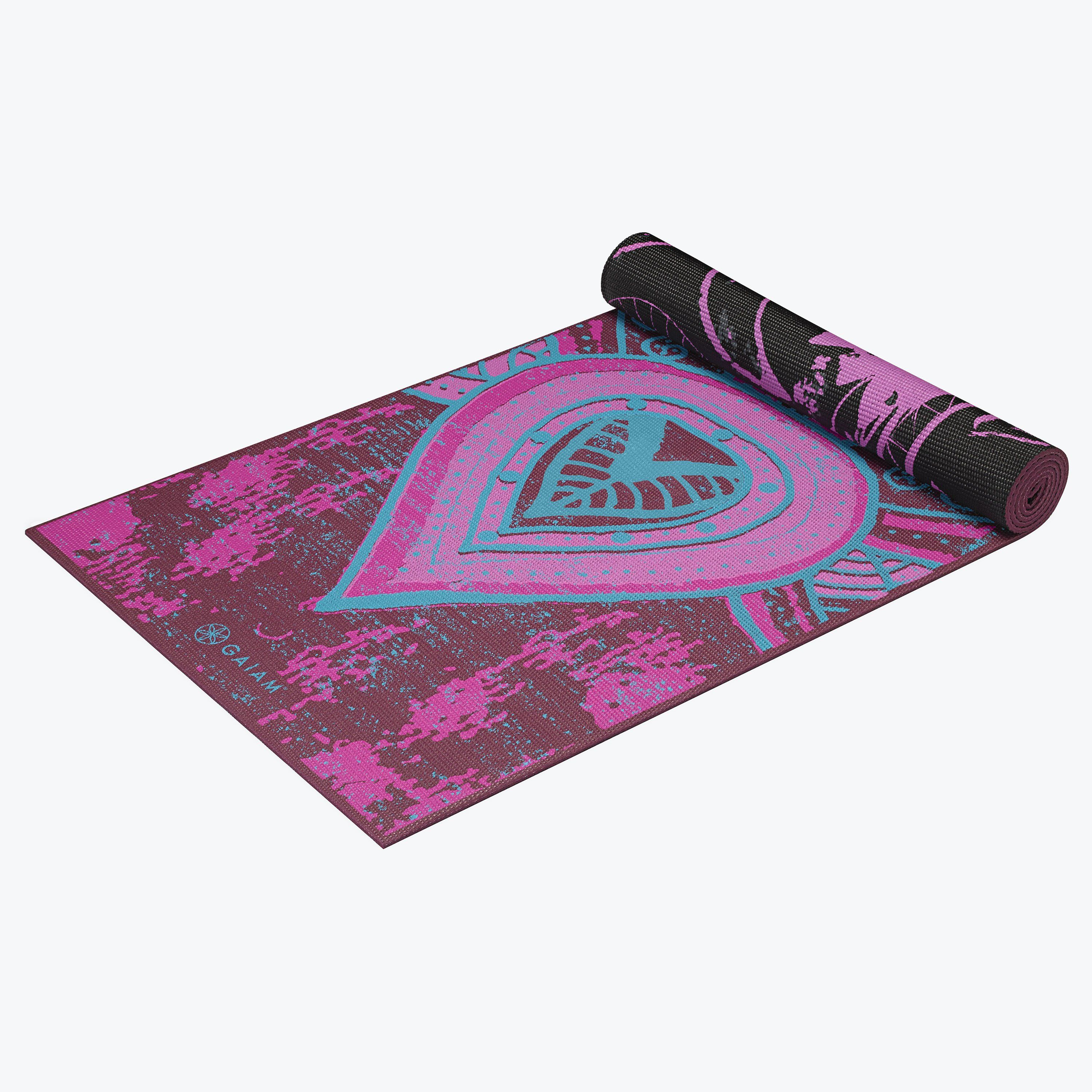 Saltea yoga bilaterala 173x61x0.6 cm PVC Gaiam Be Free 62031 (5812)