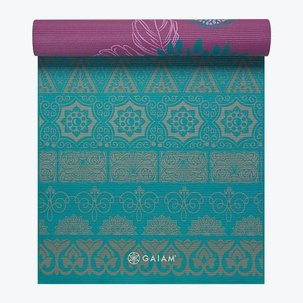Saltea yoga bilaterala 173x61x0.6 cm PVC Gaiam Kiku 61548 (5810)