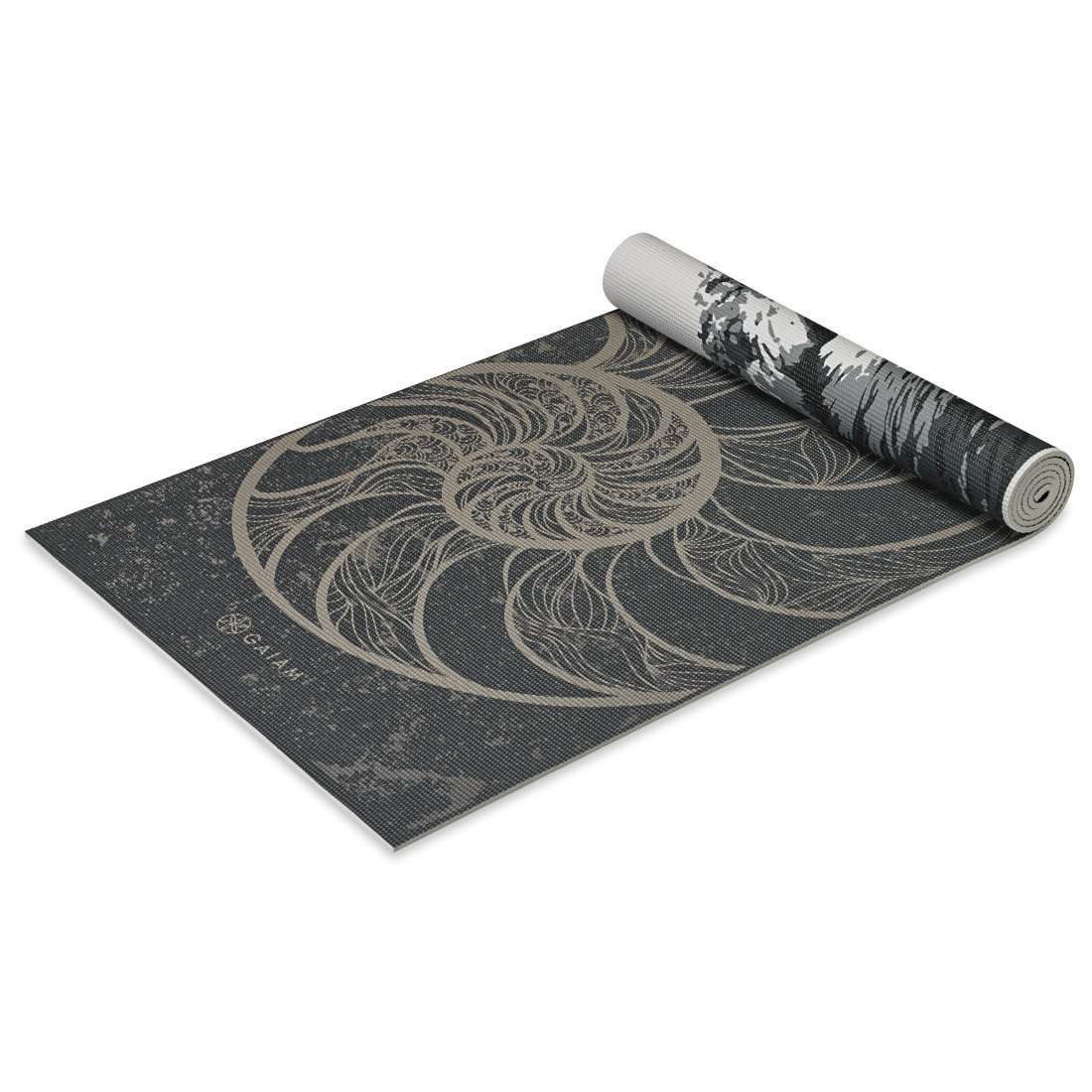 Saltea yoga bilaterala 173x61x0.6 cm PVC Gaiam Spiral Motion 62435 (5815)