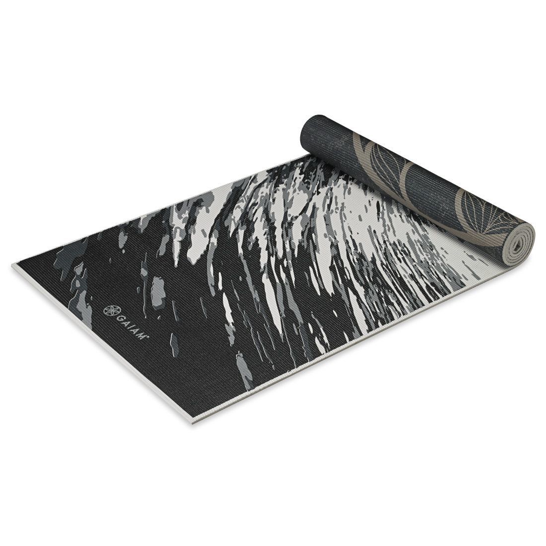 Saltea yoga bilaterala 173x61x0.6 cm PVC Gaiam Spiral Motion 62435 (5815)