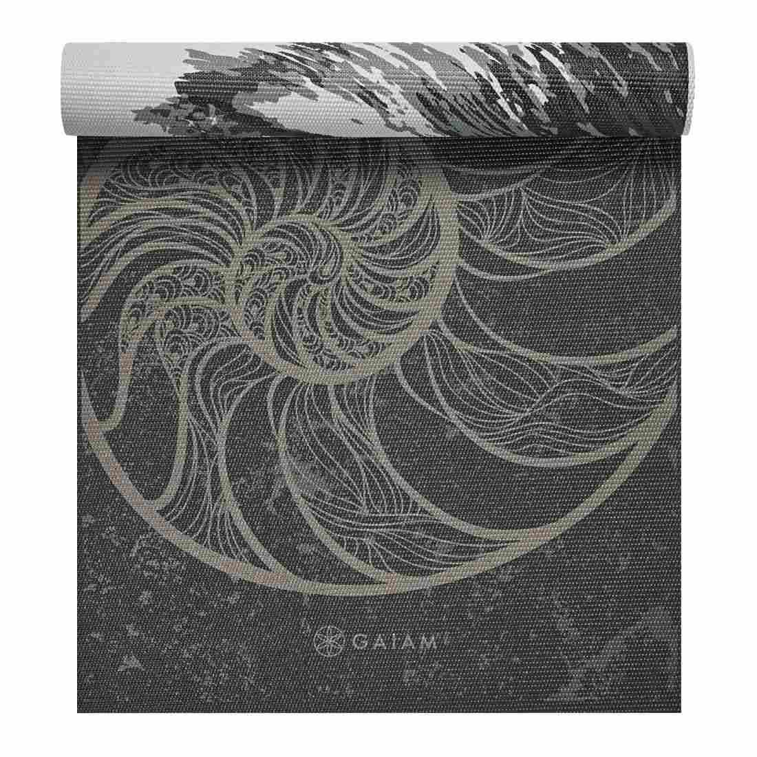 Saltea yoga bilaterala 173x61x0.6 cm PVC Gaiam Spiral Motion 62435 (5815)