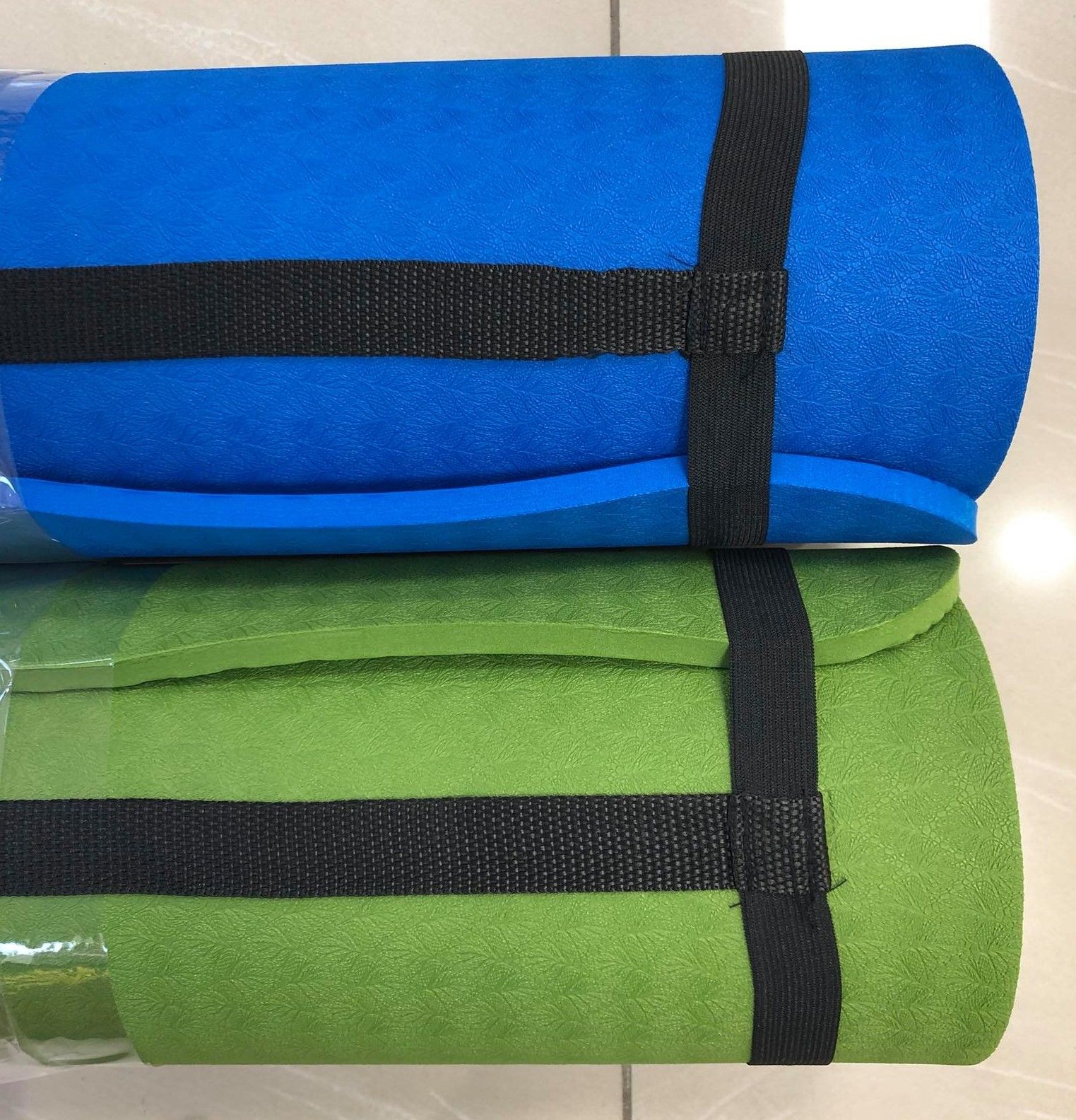 Коврик для йоги с люверсами 183х61х1 см TPE (4325)